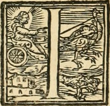 An illustration from Ragionamento di Lvca Contile sopra la proprietà delle imprese : con le particolari de gli academici Affidati et con le interpretationi et croniche, 1574, leaf 251