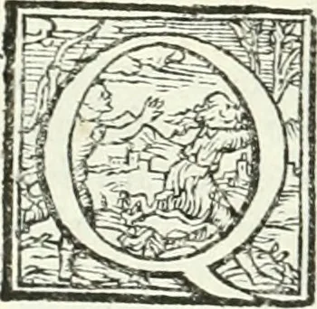 An illustration from Ragionamento di Lvca Contile sopra la proprietà delle imprese : con le particolari de gli academici Affidati et con le interpretationi et croniche, 1574, leaf 259