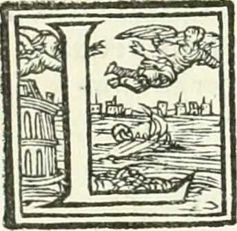 An illustration from Ragionamento di Lvca Contile sopra la proprietà delle imprese : con le particolari de gli academici Affidati et con le interpretationi et croniche, 1574, leaf 261