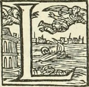 An illustration from Ragionamento di Lvca Contile sopra la proprietà delle imprese : con le particolari de gli academici Affidati et con le interpretationi et croniche, 1574, leaf 271