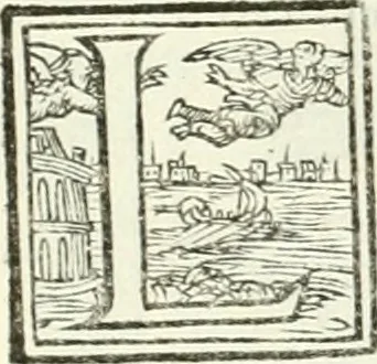 An illustration from Ragionamento di Lvca Contile sopra la proprietà delle imprese : con le particolari de gli academici Affidati et con le interpretationi et croniche, 1574, leaf 279