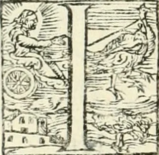 An illustration from Ragionamento di Lvca Contile sopra la proprietà delle imprese : con le particolari de gli academici Affidati et con le interpretationi et croniche, 1574, leaf 287
