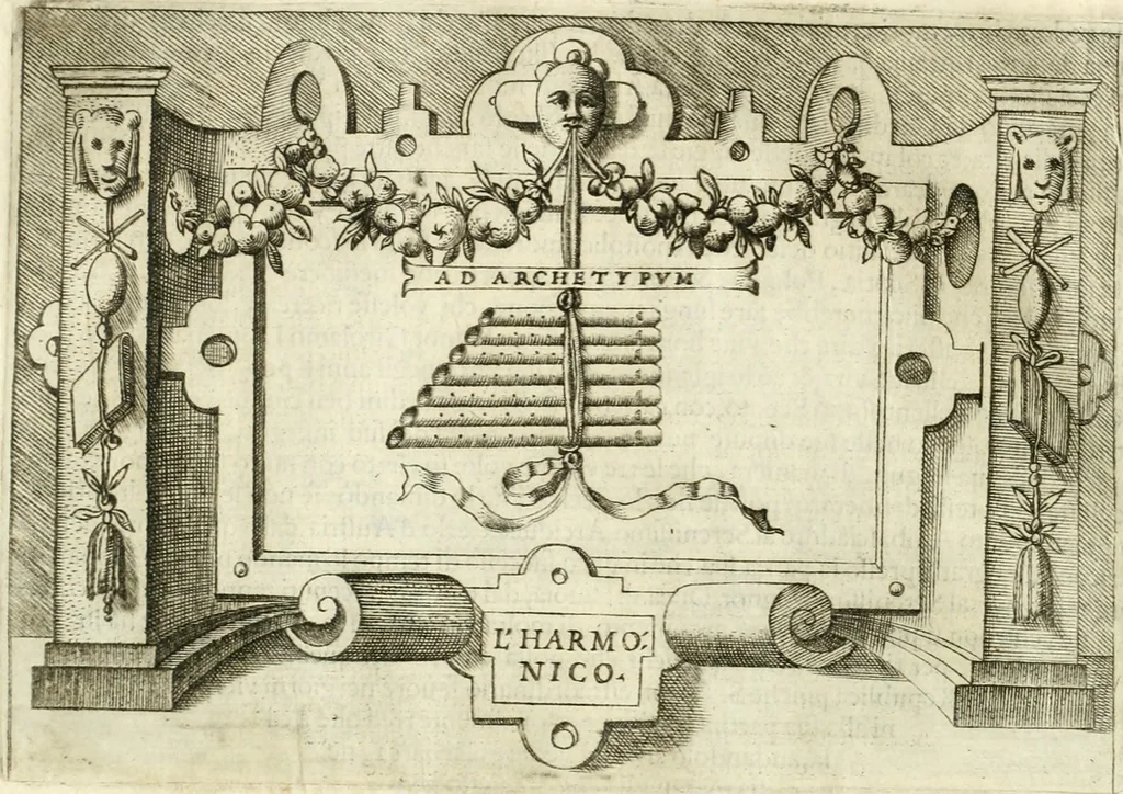 An illustration from Ragionamento di Lvca Contile sopra la proprietà delle imprese : con le particolari de gli academici Affidati et con le interpretationi et croniche, 1574, leaf 309