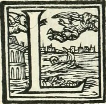 An illustration from Ragionamento di Lvca Contile sopra la proprietà delle imprese : con le particolari de gli academici Affidati et con le interpretationi et croniche, 1574, leaf 309