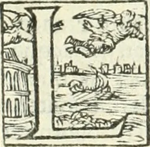 An illustration from Ragionamento di Lvca Contile sopra la proprietà delle imprese : con le particolari de gli academici Affidati et con le interpretationi et croniche, 1574, leaf 321