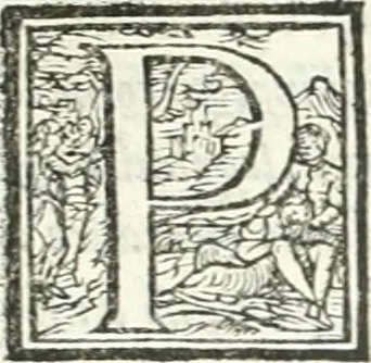 An illustration from Ragionamento di Lvca Contile sopra la proprietà delle imprese : con le particolari de gli academici Affidati et con le interpretationi et croniche, 1574, leaf 6