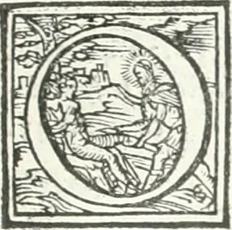An illustration from Ragionamento di Lvca Contile sopra la proprietà delle imprese : con le particolari de gli academici Affidati et con le interpretationi et croniche, 1574, leaf 8