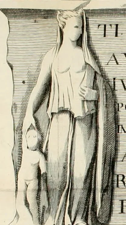 An illustration from Ragionamento intorno ad un'antico marmo discoverto nella città di Pozzuoli, 1698, leaf 5