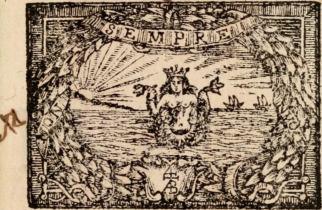 An illustration from Ragionamento intorno ad un'antico marmo discoverto nella città di Pozzuoli, 1698, leaf 6