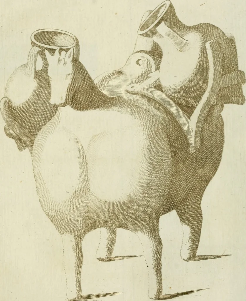 An illustration from Ragionamento a Madama N.N. sopra gli antichi ornamenti e trastulli de'bambini, 1781, leaf 64