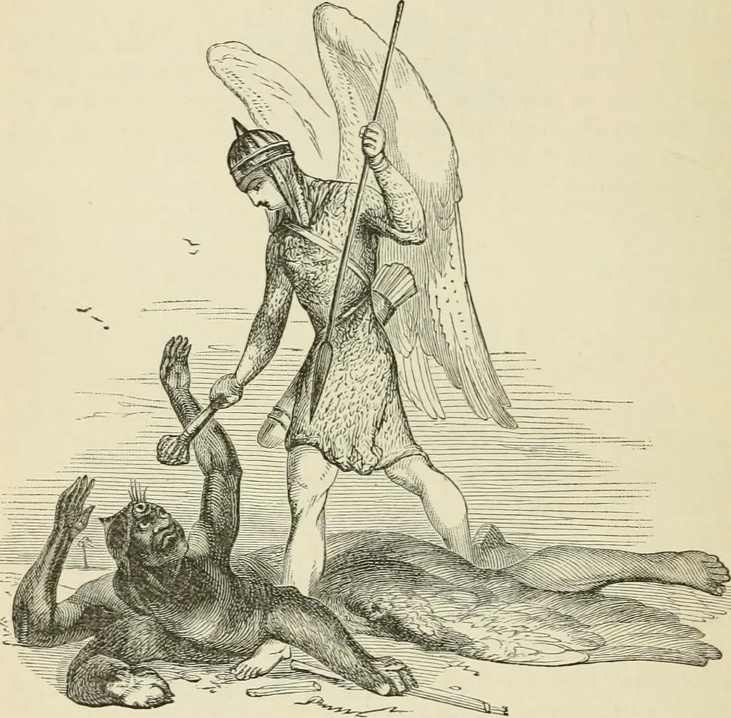 An illustration from Ragnarok: the age of fire and gravel, 1883, leaf 285