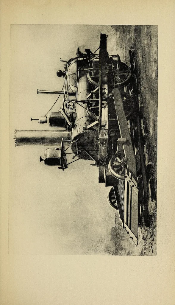 An illustration from The railroad builders; a chronicle of the welding of the states, 1919, leaf 141