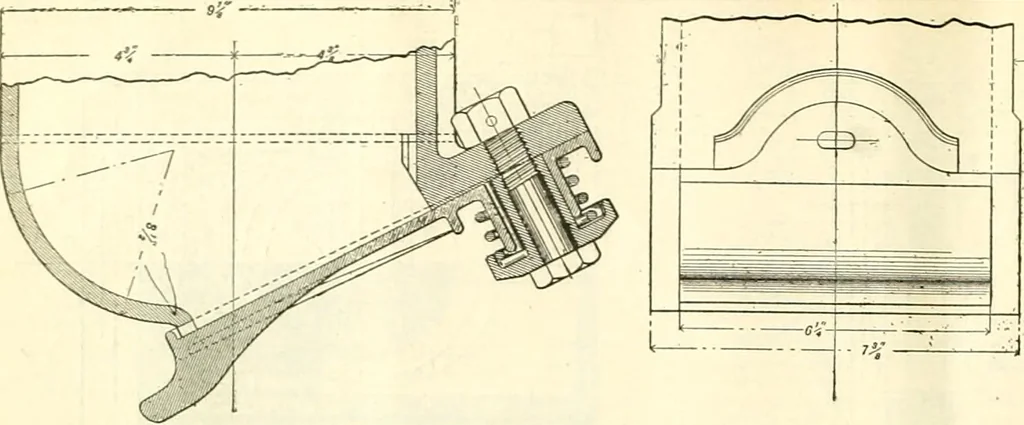 An illustration from Railway master mechanic, 1878, leaf 157