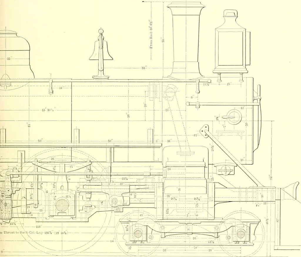 An illustration from Railway master mechanic, 1878, leaf 168