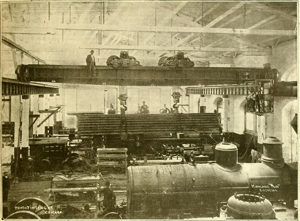 An illustration from Railway master mechanic, 1878, leaf 206