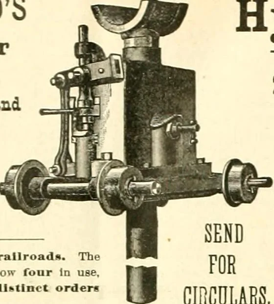 An illustration from Railway master mechanic, 1878, leaf 387