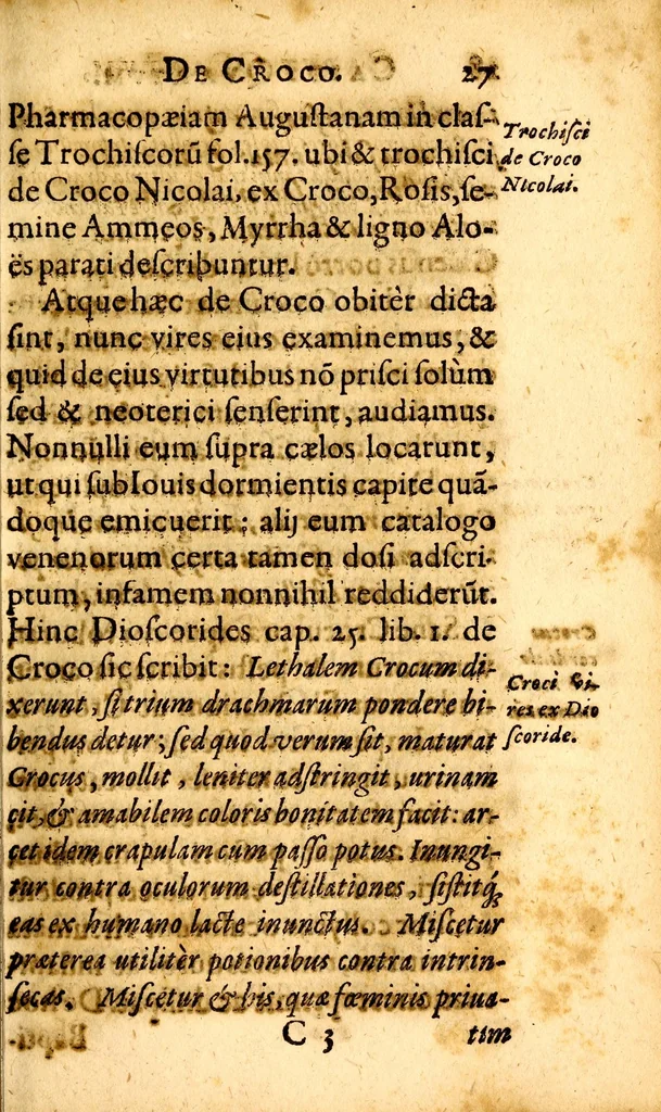 An illustration from Raimundi Mindereri medicinae doctoris ac reip: Augustanae phÿsici Aloedarium marocostinum, 1616, leaf 61