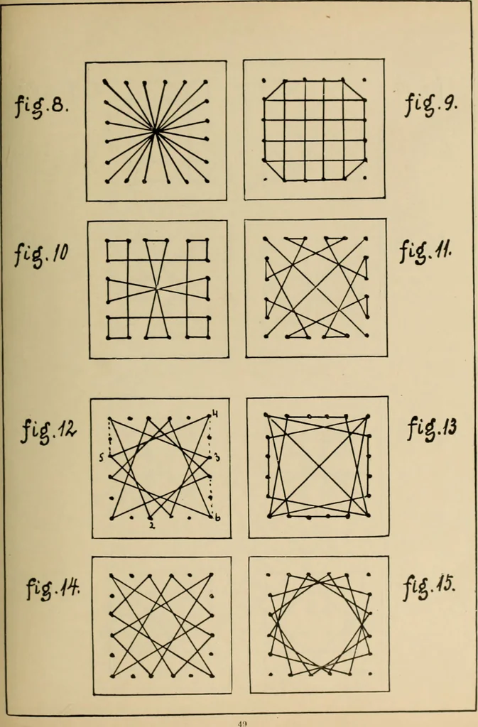 An illustration from Rainy day pastimes for children, 1910, leaf 52