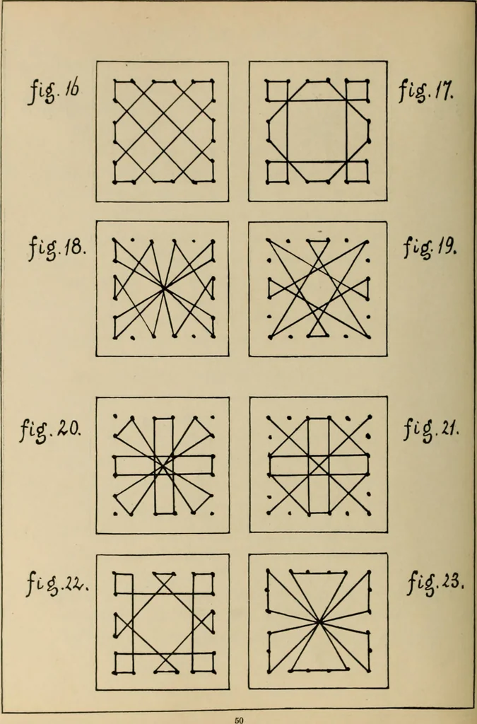 An illustration from Rainy day pastimes for children, 1910, leaf 53