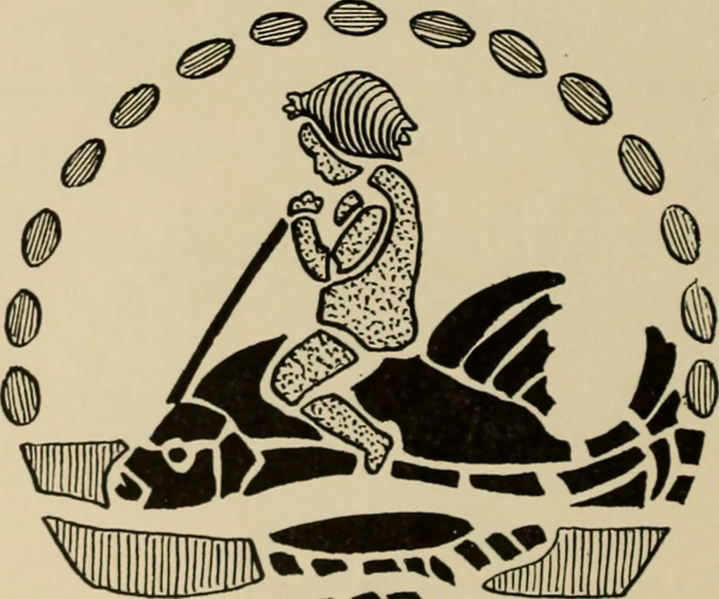 An illustration from Rainy day pastimes for children, 1910, leaf 79