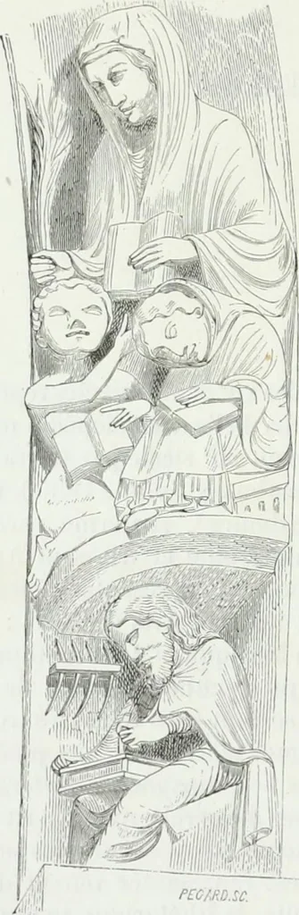 An illustration from Dictionnaire raisonné de l'architecture française du XIe au XVIe siècle, 1875, leaf 11