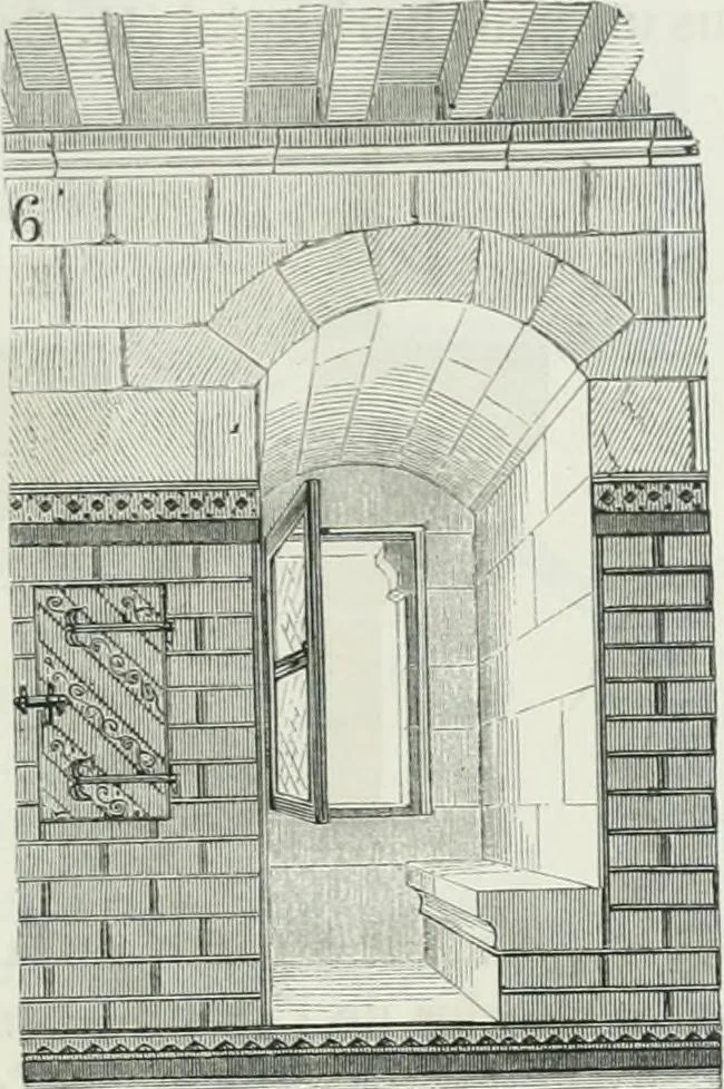 An illustration from Dictionnaire raisonné de l'architecture française du XIe au XVIe siècle, 1875, leaf 112