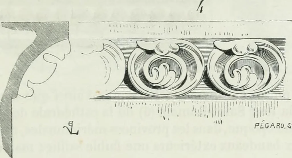An illustration from Dictionnaire raisonné de l'architecture française du XIe au XVIe siècle, 1875, leaf 114