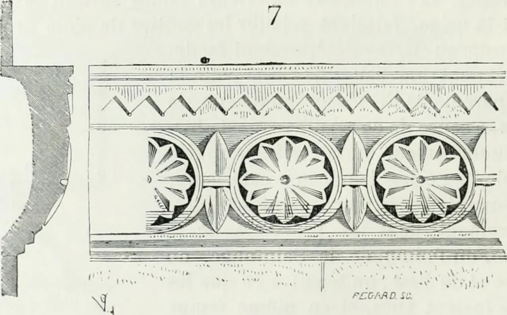 An illustration from Dictionnaire raisonné de l'architecture française du XIe au XVIe siècle, 1875, leaf 115
