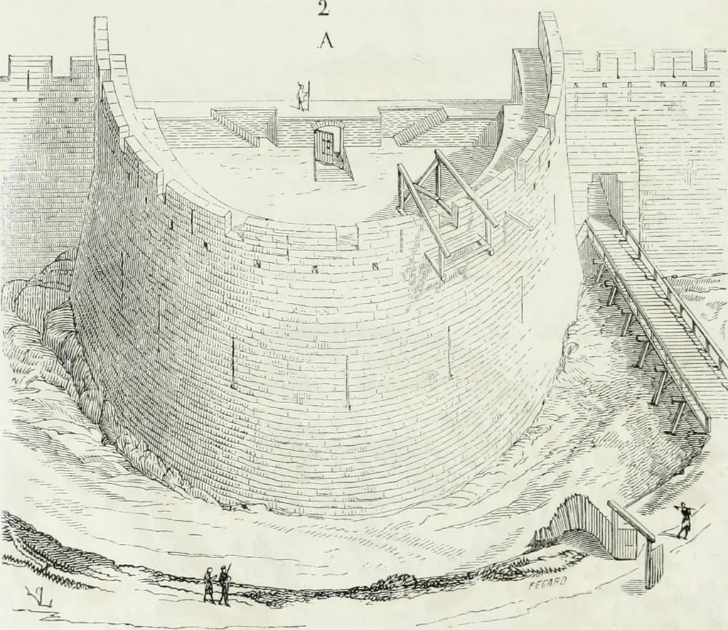 An illustration from Dictionnaire raisonné de l'architecture française du XIe au XVIe siècle, 1875, leaf 123