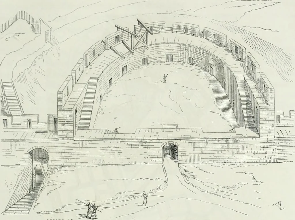 An illustration from Dictionnaire raisonné de l'architecture française du XIe au XVIe siècle, 1875, leaf 124