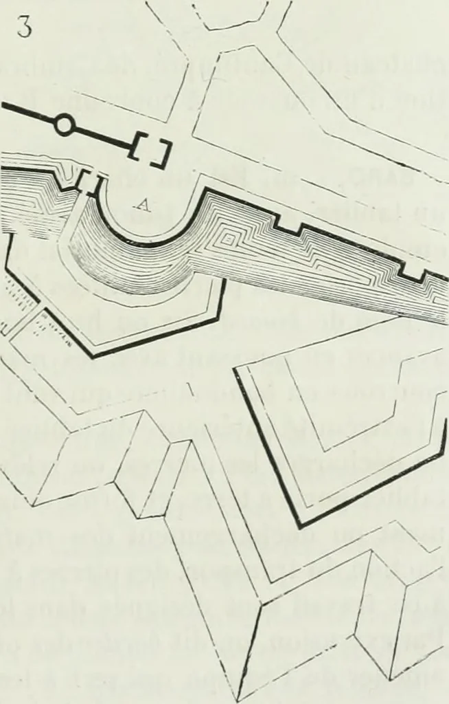 An illustration from Dictionnaire raisonné de l'architecture française du XIe au XVIe siècle, 1875, leaf 124