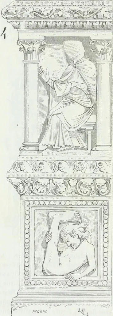 An illustration from Dictionnaire raisonné de l'architecture française du XIe au XVIe siècle, 1875, leaf 13