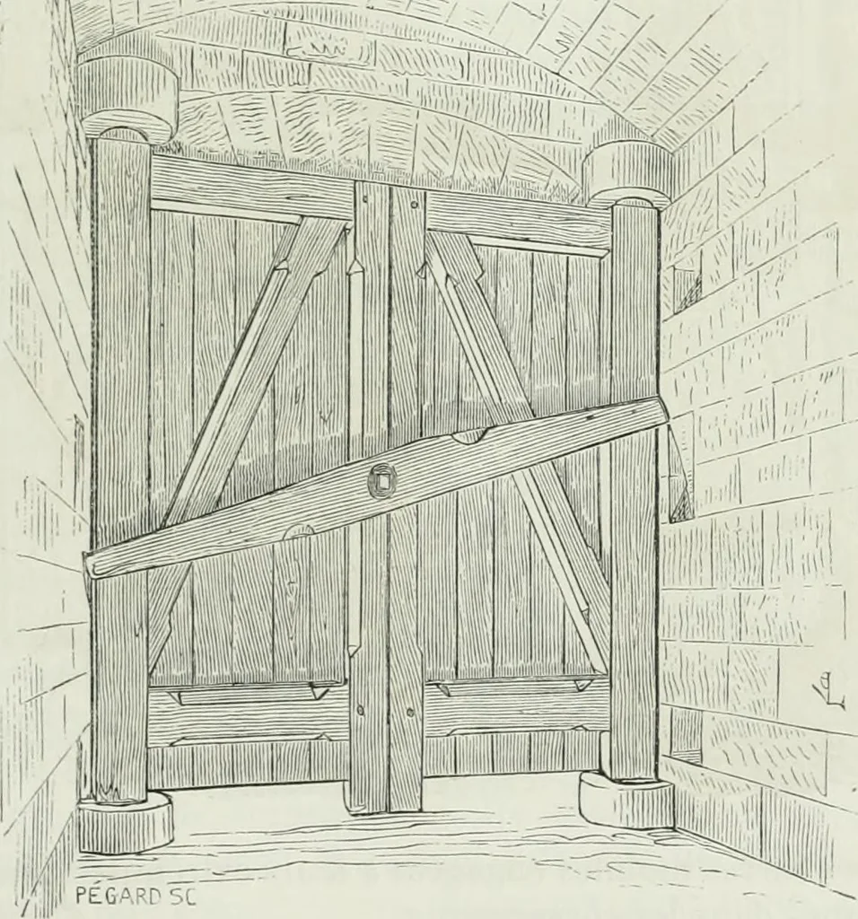 An illustration from Dictionnaire raisonné de l'architecture française du XIe au XVIe siècle, 1875, leaf 132