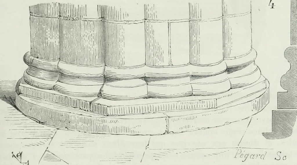 An illustration from Dictionnaire raisonné de l'architecture française du XIe au XVIe siècle, 1875, leaf 136