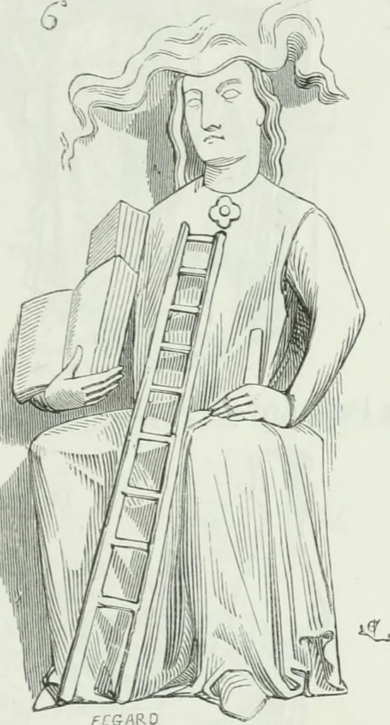 An illustration from Dictionnaire raisonné de l'architecture française du XIe au XVIe siècle, 1875, leaf 14