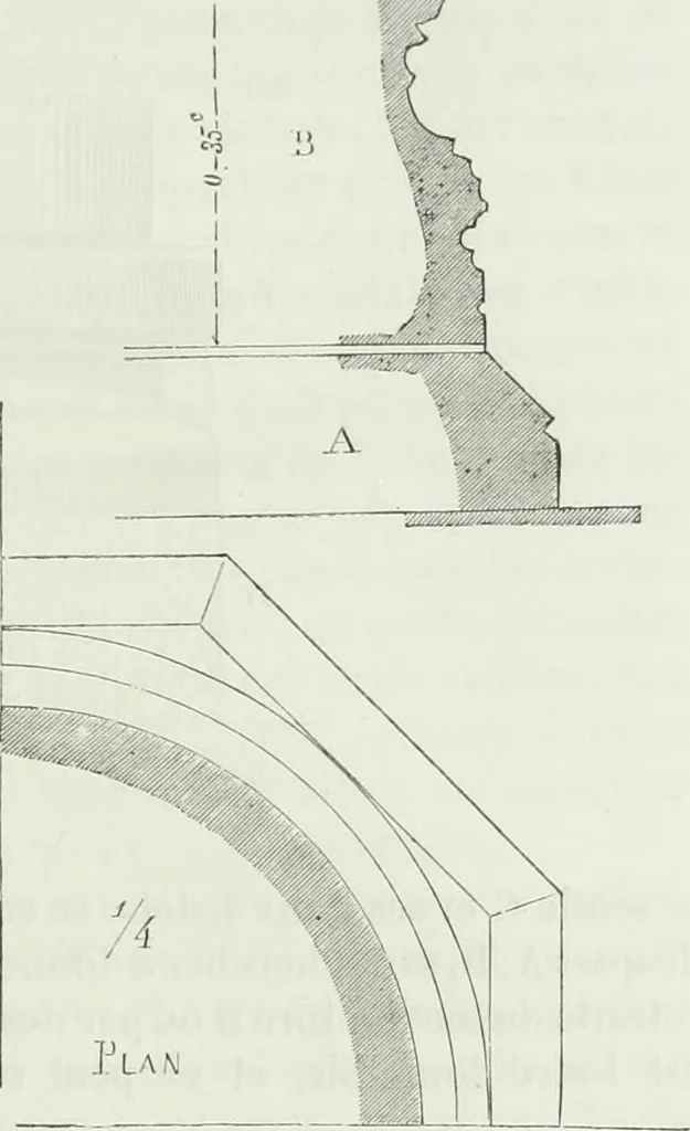 An illustration from Dictionnaire raisonné de l'architecture française du XIe au XVIe siècle, 1875, leaf 140
