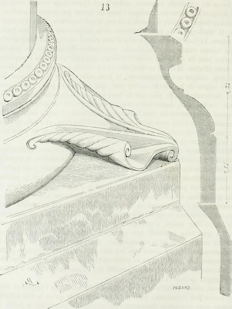 An illustration from Dictionnaire raisonné de l'architecture française du XIe au XVIe siècle, 1875, leaf 143