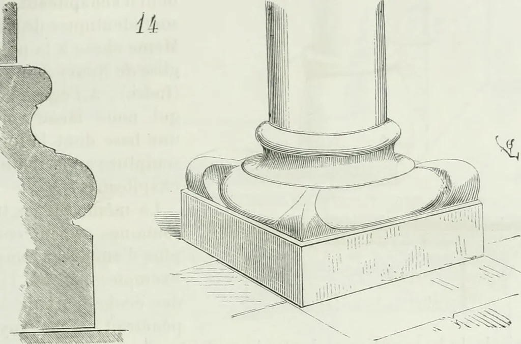 An illustration from Dictionnaire raisonné de l'architecture française du XIe au XVIe siècle, 1875, leaf 144