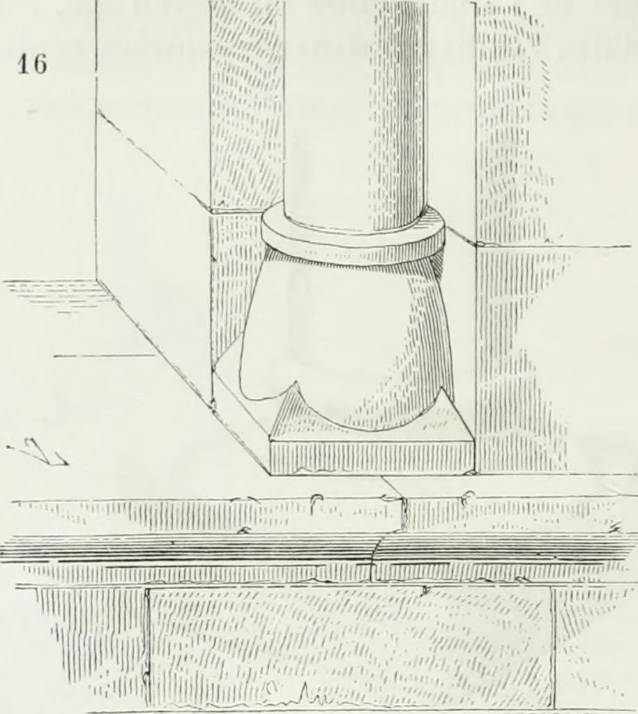 An illustration from Dictionnaire raisonné de l'architecture française du XIe au XVIe siècle, 1875, leaf 145