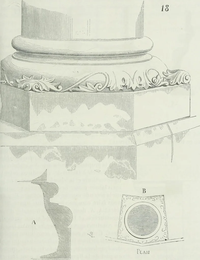 An illustration from Dictionnaire raisonné de l'architecture française du XIe au XVIe siècle, 1875, leaf 146