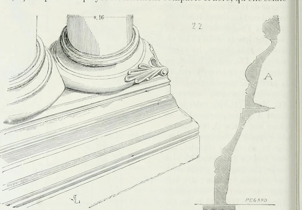An illustration from Dictionnaire raisonné de l'architecture française du XIe au XVIe siècle, 1875, leaf 149