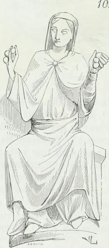 An illustration from Dictionnaire raisonné de l'architecture française du XIe au XVIe siècle, 1875, leaf 15