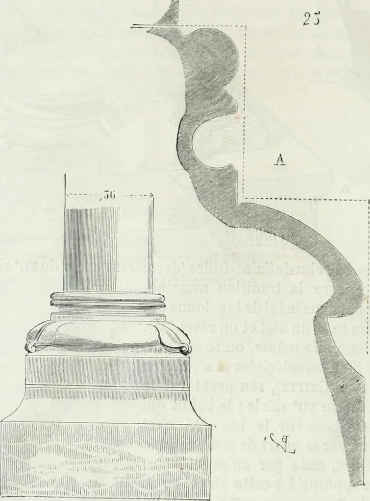 An illustration from Dictionnaire raisonné de l'architecture française du XIe au XVIe siècle, 1875, leaf 151