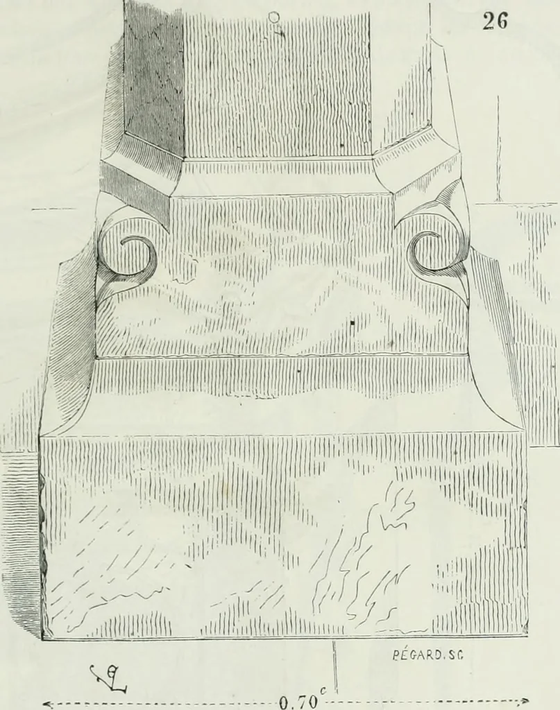 An illustration from Dictionnaire raisonné de l'architecture française du XIe au XVIe siècle, 1875, leaf 152