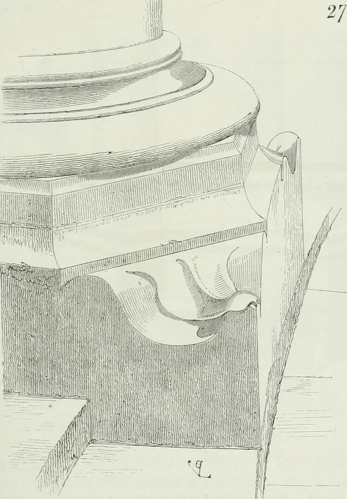 An illustration from Dictionnaire raisonné de l'architecture française du XIe au XVIe siècle, 1875, leaf 154