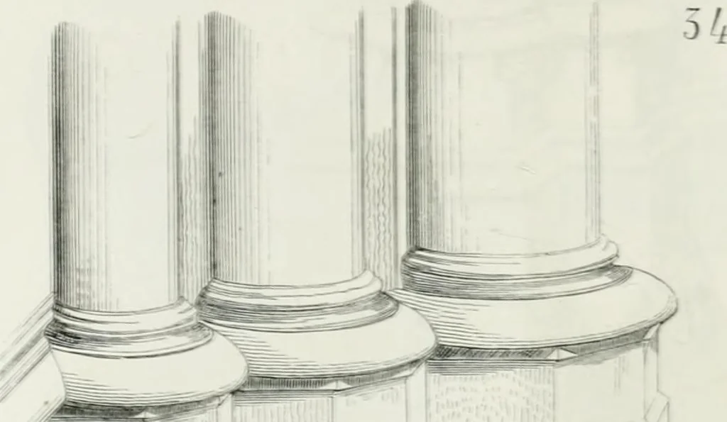 An illustration from Dictionnaire raisonné de l'architecture française du XIe au XVIe siècle, 1875, leaf 161