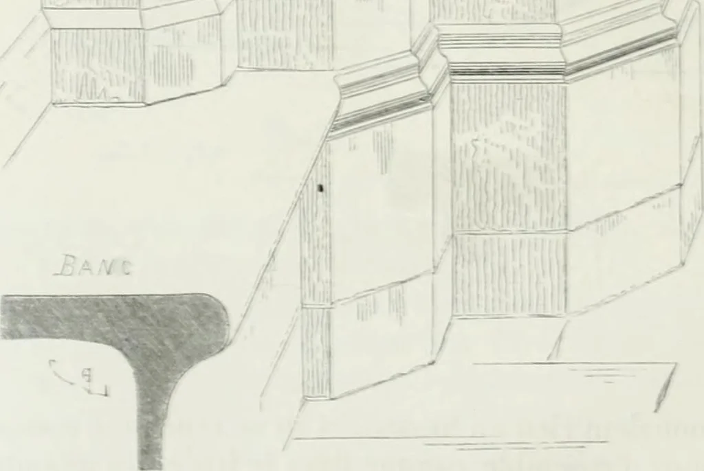 An illustration from Dictionnaire raisonné de l'architecture française du XIe au XVIe siècle, 1875, leaf 161