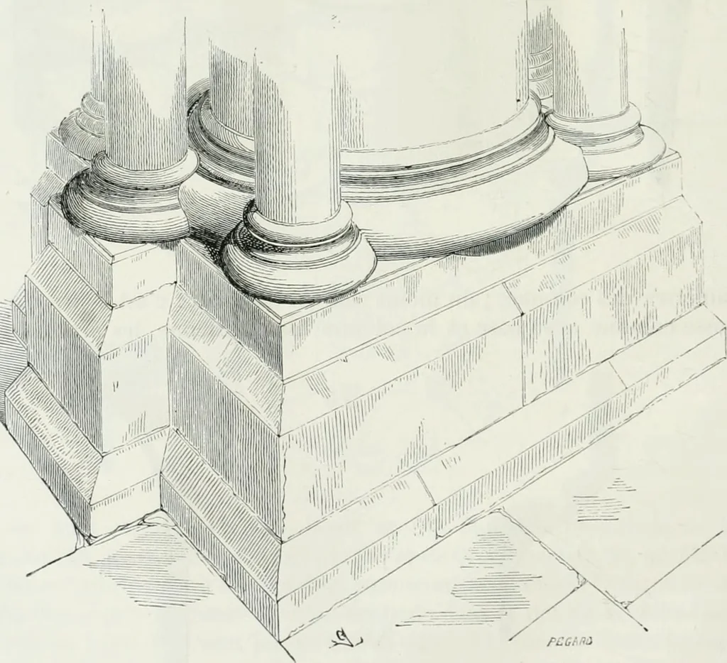 An illustration from Dictionnaire raisonné de l'architecture française du XIe au XVIe siècle, 1875, leaf 163