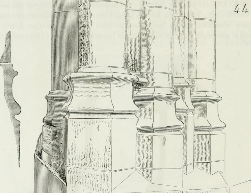 An illustration from Dictionnaire raisonné de l'architecture française du XIe au XVIe siècle, 1875, leaf 171