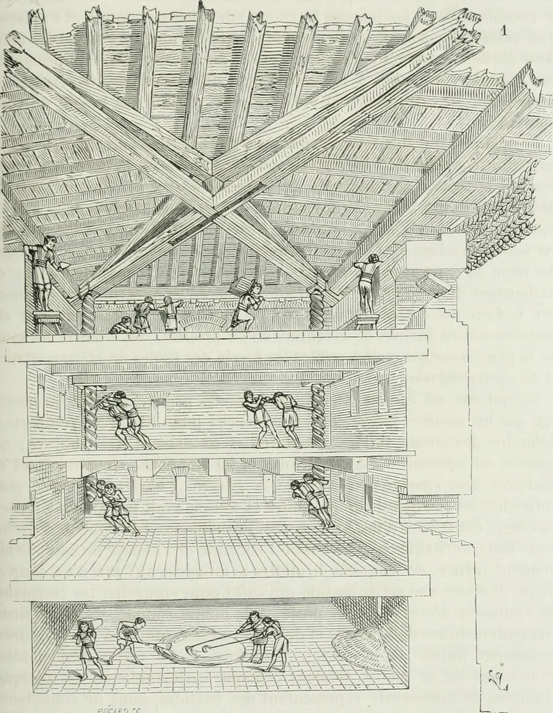 An illustration from Dictionnaire raisonné de l'architecture française du XIe au XVIe siècle, 1875, leaf 178